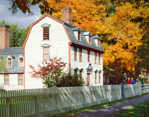 Dwight House, c.1725,  at Historic Deerfield, Massachusetts