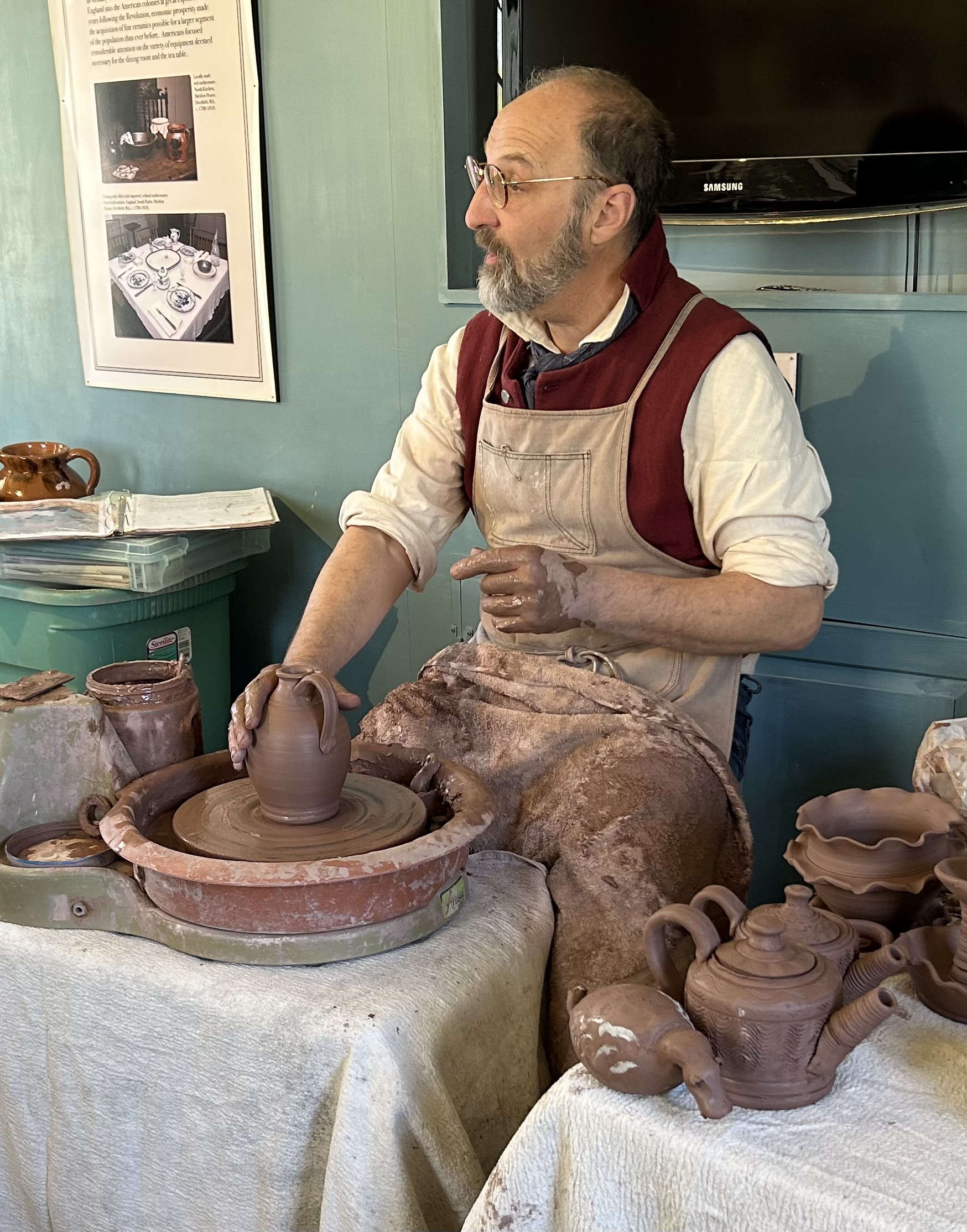 Historic Trade Demonstration: Redware Pottery with Rick Hamelin